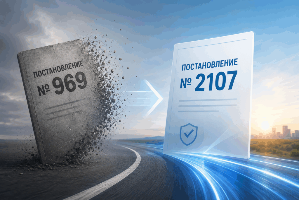 Постановление № 2107 на замену № 969